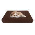 Pet Adobe Waterproof Memory Foam Pet Bed for Indoor/Outdoor Water Resistant and Washable Cover 20” x 15” Brown 761126JUP